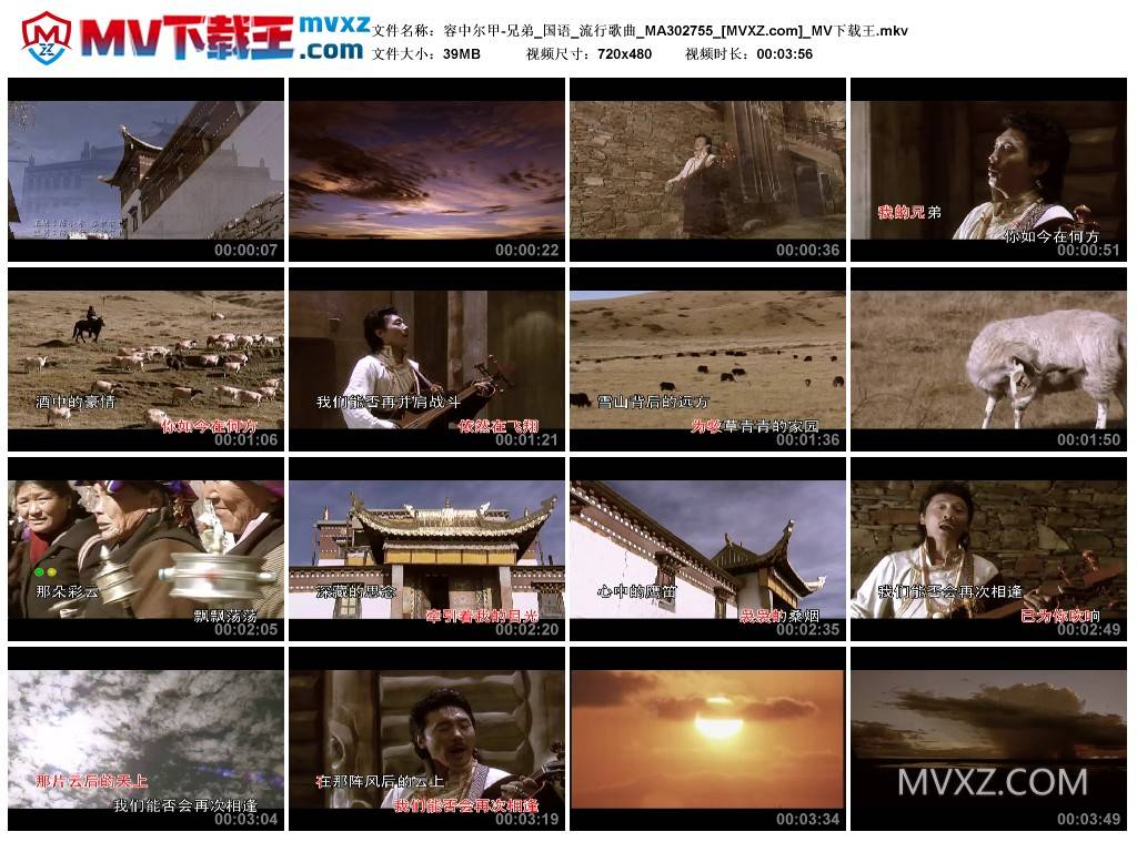 容中尔甲-兄弟_国语_流行歌曲_MA302755